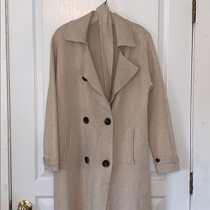 Carly Jean Sweater Trench London Coat Jacket